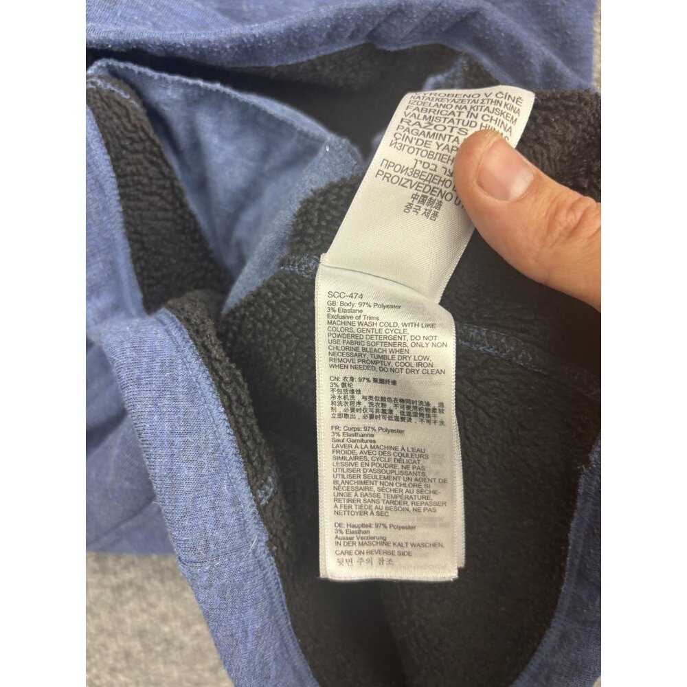 Marmot Hoodie Sweatshirt Womens XS Blue Fleece Pullover Kangaroo Pocket - Picture 6 of 7